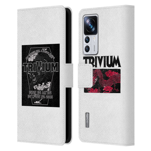 Trivium Graphics Double Dragons Leather Book Wallet Case Cover For Xiaomi 12T Pro