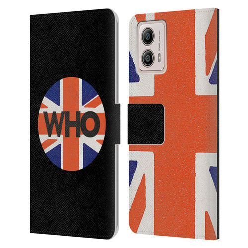 The Who 2019 Album UJ Circle Leather Book Wallet Case Cover For Motorola Moto G53 5G