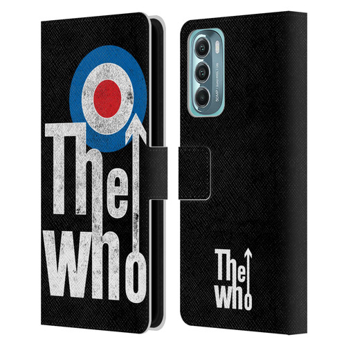 The Who Band Art Classic Target Logo Leather Book Wallet Case Cover For Motorola Moto G Stylus 5G (2022)