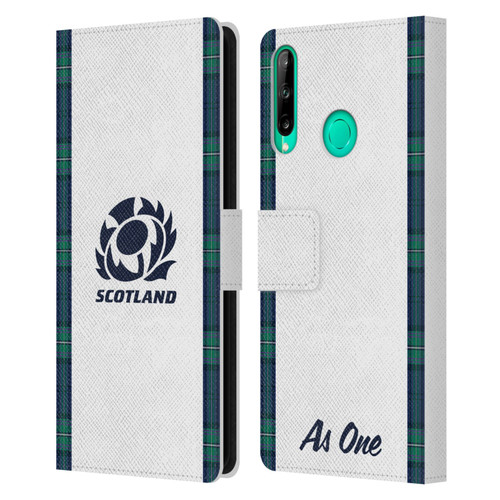 Scotland Rugby 2023/24 Crest Kit Away Leather Book Wallet Case Cover For Huawei P40 lite E