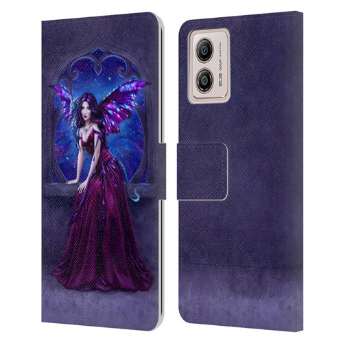 Rachel Anderson Fairies Andromeda Leather Book Wallet Case Cover For Motorola Moto G53 5G