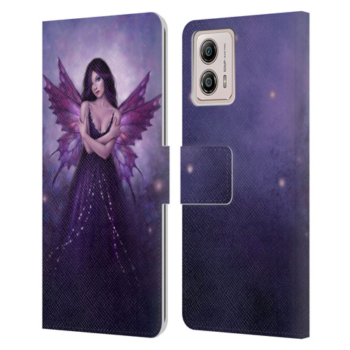 Rachel Anderson Fairies Mirabella Leather Book Wallet Case Cover For Motorola Moto G53 5G