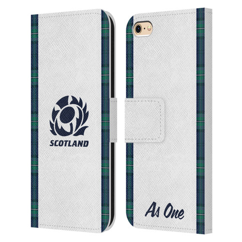 Scotland Rugby 2023/24 Crest Kit Away Leather Book Wallet Case Cover For Apple iPhone 6 / iPhone 6s