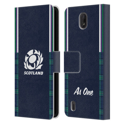 Scotland Rugby 2023/24 Crest Kit Home Leather Book Wallet Case Cover For Nokia C01 Plus/C1 2nd Edition