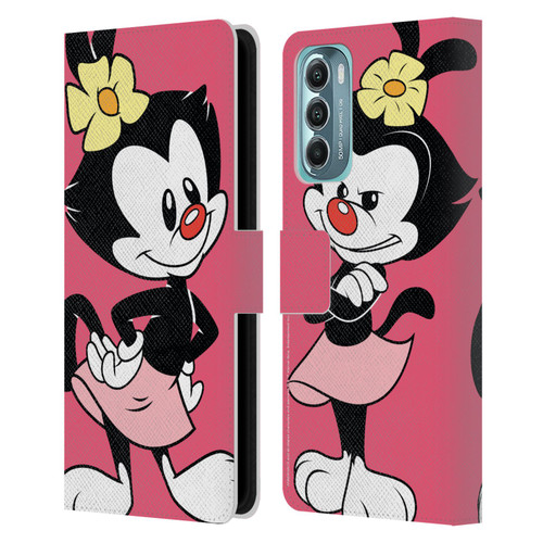 Animaniacs Graphics Dot Leather Book Wallet Case Cover For Motorola Moto G Stylus 5G (2022)