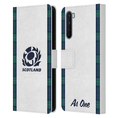 Scotland Rugby 2023/24 Crest Kit Away Leather Book Wallet Case Cover For OnePlus Nord 5G