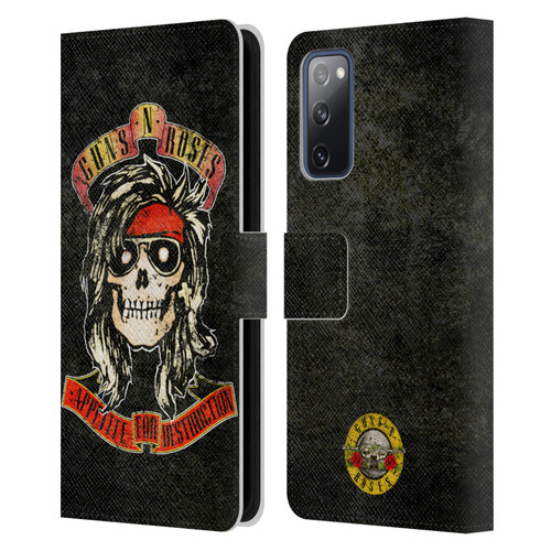 Guns N' Roses Vintage McKagan Leather Book Wallet Case Cover For Samsung Galaxy S20 FE / 5G