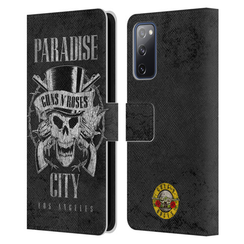 Guns N' Roses Vintage Paradise City Leather Book Wallet Case Cover For Samsung Galaxy S20 FE / 5G