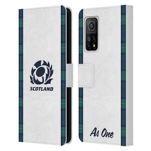 Scotland Rugby 2023/24 Crest Kit Away Leather Book Wallet Case Cover For Xiaomi Mi 10T 5G