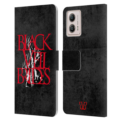 Black Veil Brides Band Art Zombie Hands Leather Book Wallet Case Cover For Motorola Moto G53 5G