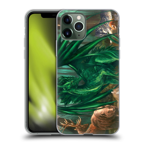 Ruth Thompson Dragons Lord of the Forest Soft Gel Case for Apple iPhone 11 Pro