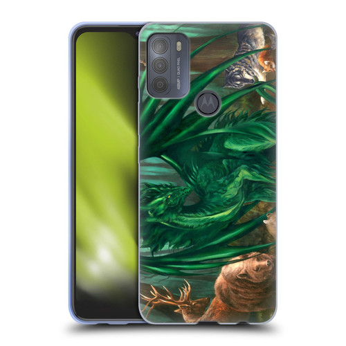 Ruth Thompson Dragons Lord of the Forest Soft Gel Case for Motorola Moto G50