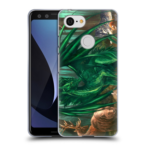 Ruth Thompson Dragons Lord of the Forest Soft Gel Case for Google Pixel 3