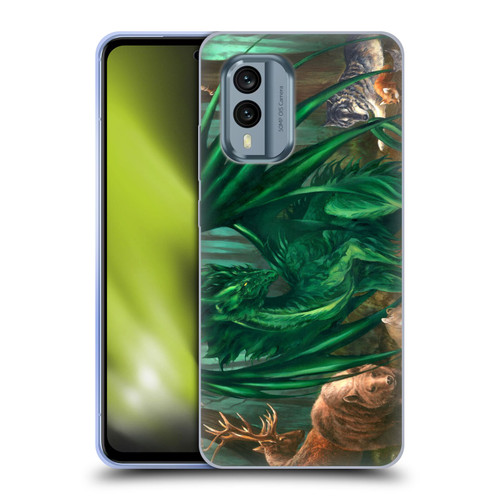 Ruth Thompson Dragons Lord of the Forest Soft Gel Case for Nokia X30