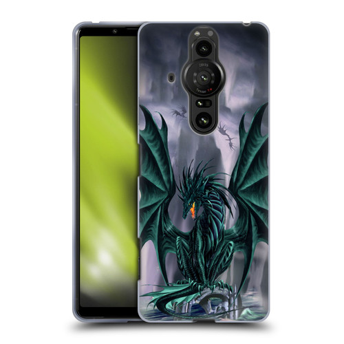 Ruth Thompson Dragons Jade Soft Gel Case for Sony Xperia Pro-I