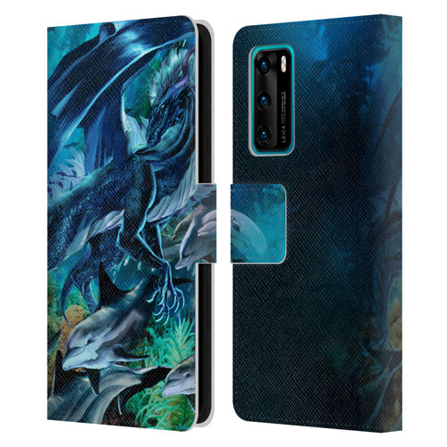 Ruth Thompson Dragons Sea Frolic Leather Book Wallet Case Cover For Huawei P40 5G