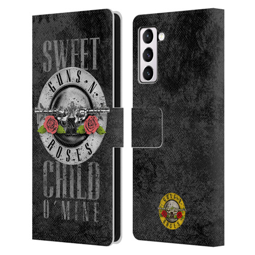 Guns N' Roses Vintage Sweet Child O' Mine Leather Book Wallet Case Cover For Samsung Galaxy S21+ 5G