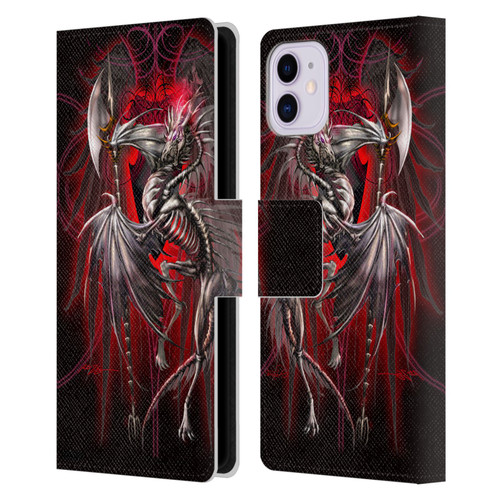 Ruth Thompson Dragons Lichblade Leather Book Wallet Case Cover For Apple iPhone 11
