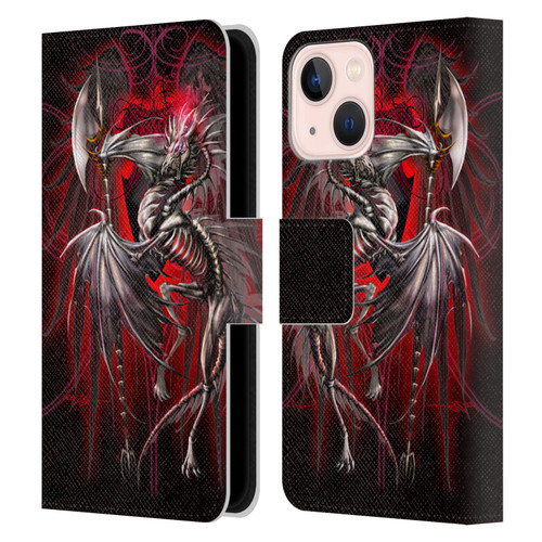Ruth Thompson Dragons Lichblade Leather Book Wallet Case Cover For Apple iPhone 13 Mini