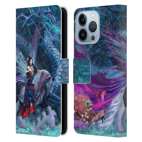 Ruth Thompson Dragons Ride of the Yokai Leather Book Wallet Case Cover For Apple iPhone 13 Pro