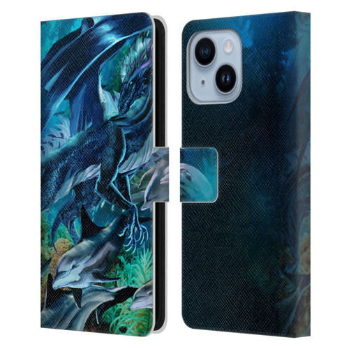 Ruth Thompson Dragons Sea Frolic Leather Book Wallet Case Cover For Apple iPhone 14 Plus