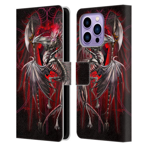 Ruth Thompson Dragons Lichblade Leather Book Wallet Case Cover For Apple iPhone 14 Pro Max