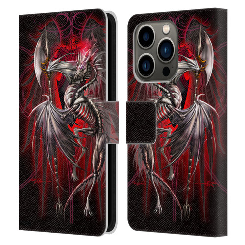 Ruth Thompson Dragons Lichblade Leather Book Wallet Case Cover For Apple iPhone 14 Pro