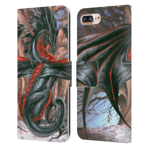 Ruth Thompson Dragons Malice Leather Book Wallet Case Cover For Apple iPhone 7 Plus / iPhone 8 Plus