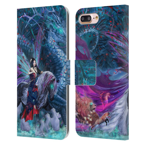 Ruth Thompson Dragons Ride of the Yokai Leather Book Wallet Case Cover For Apple iPhone 7 Plus / iPhone 8 Plus