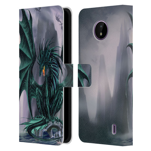Ruth Thompson Dragons Jade Leather Book Wallet Case Cover For Nokia C10 / C20