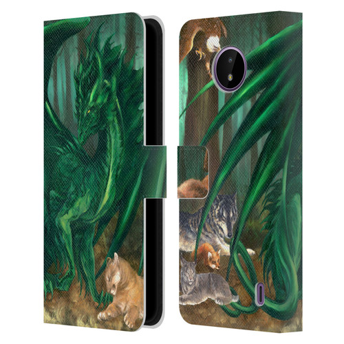 Ruth Thompson Dragons Lord of the Forest Leather Book Wallet Case Cover For Nokia C10 / C20