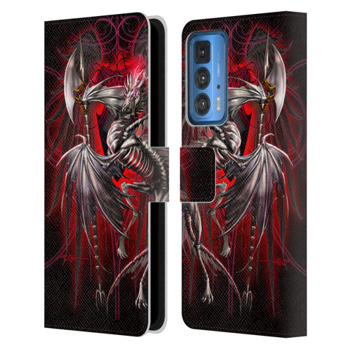 Ruth Thompson Dragons Lichblade Leather Book Wallet Case Cover For Motorola Edge 20 Pro