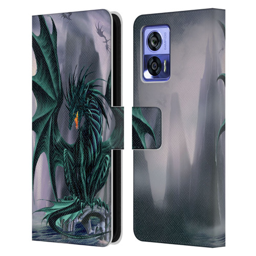 Ruth Thompson Dragons Jade Leather Book Wallet Case Cover For Motorola Edge 30 Neo 5G