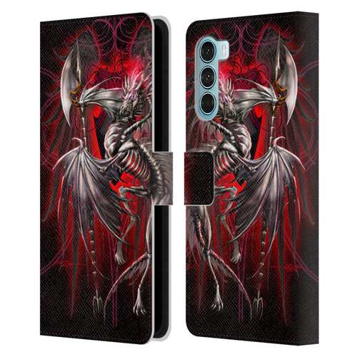 Ruth Thompson Dragons Lichblade Leather Book Wallet Case Cover For Motorola Edge S30 / Moto G200 5G