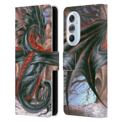Ruth Thompson Dragons Malice Leather Book Wallet Case Cover For Motorola Edge X30