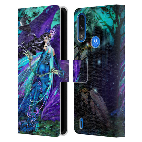 Ruth Thompson Dragons Sagittarius Leather Book Wallet Case Cover For Motorola Moto E7 Power / Moto E7i Power