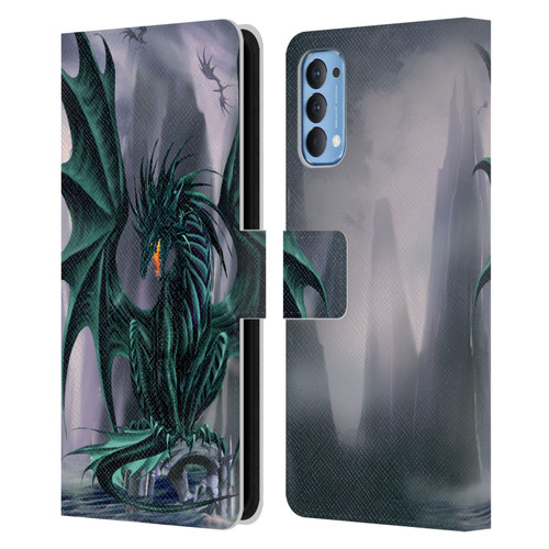 Ruth Thompson Dragons Jade Leather Book Wallet Case Cover For OPPO Reno 4 5G