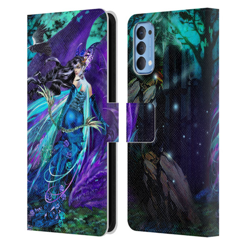 Ruth Thompson Dragons Sagittarius Leather Book Wallet Case Cover For OPPO Reno 4 5G