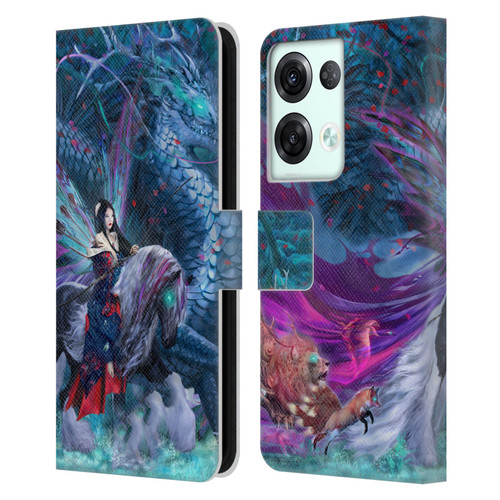 Ruth Thompson Dragons Ride of the Yokai Leather Book Wallet Case Cover For OPPO Reno8 Pro