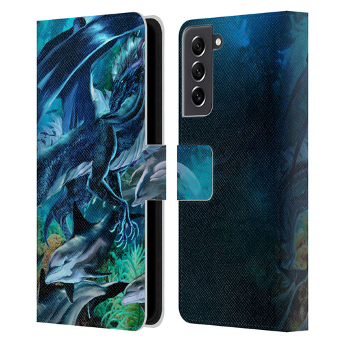 Ruth Thompson Dragons Sea Frolic Leather Book Wallet Case Cover For Samsung Galaxy S21 FE 5G