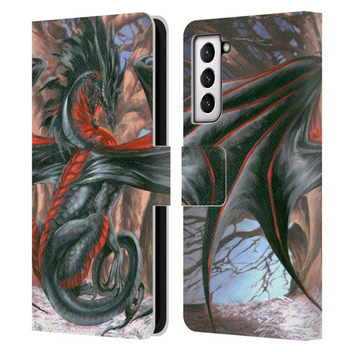 Ruth Thompson Dragons Malice Leather Book Wallet Case Cover For Samsung Galaxy S21 5G