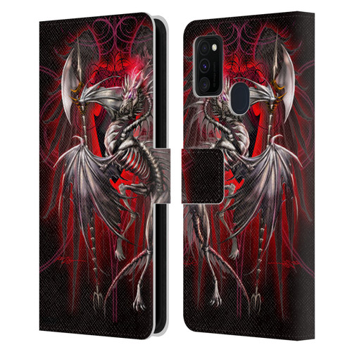 Ruth Thompson Dragons Lichblade Leather Book Wallet Case Cover For Samsung Galaxy M30s (2019)/M21 (2020)