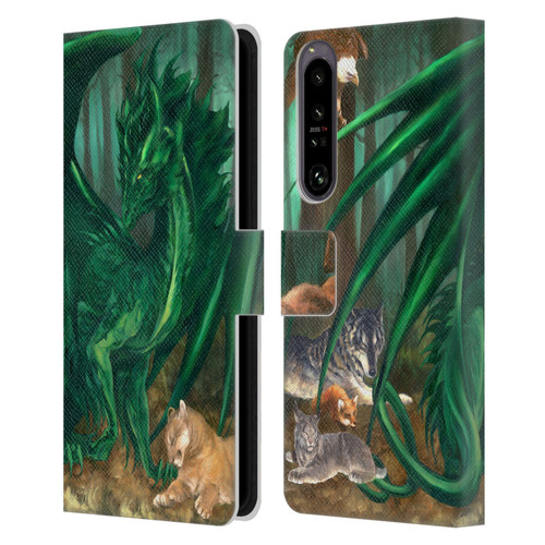 Ruth Thompson Dragons Lord of the Forest Leather Book Wallet Case Cover For Sony Xperia 1 IV