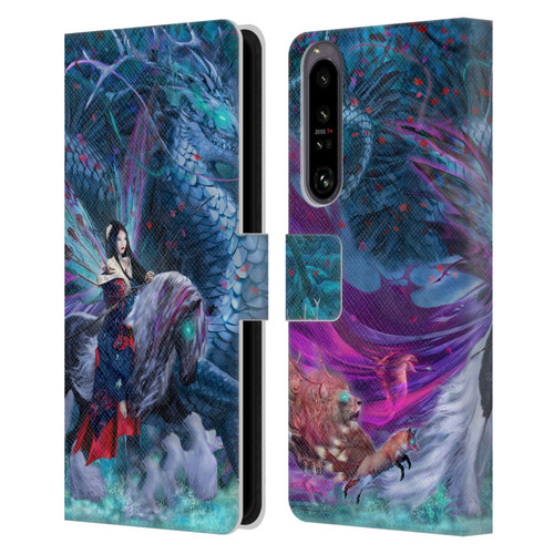 Ruth Thompson Dragons Ride of the Yokai Leather Book Wallet Case Cover For Sony Xperia 1 IV