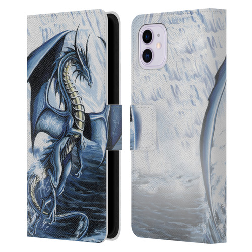 Ruth Thompson Dragons 2 Spirit of the Ice Leather Book Wallet Case Cover For Apple iPhone 11