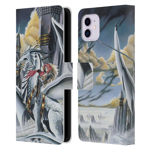 Ruth Thompson Dragons 2 Warring Tribes Leather Book Wallet Case Cover For Apple iPhone 11