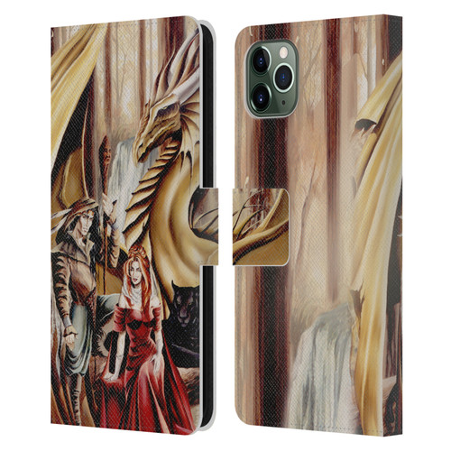 Ruth Thompson Dragons 2 Gathering Leather Book Wallet Case Cover For Apple iPhone 11 Pro Max