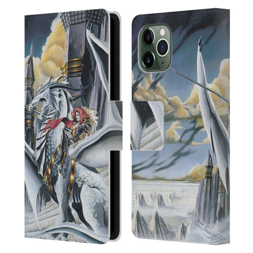 Ruth Thompson Dragons 2 Warring Tribes Leather Book Wallet Case Cover For Apple iPhone 11 Pro