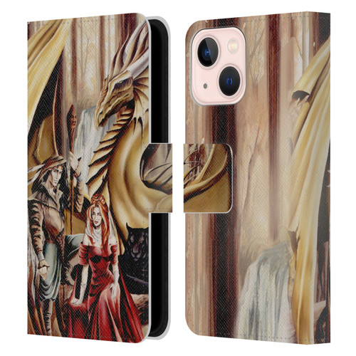 Ruth Thompson Dragons 2 Gathering Leather Book Wallet Case Cover For Apple iPhone 13 Mini