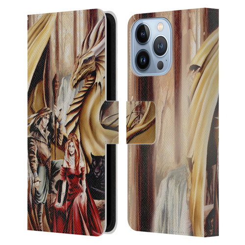 Ruth Thompson Dragons 2 Gathering Leather Book Wallet Case Cover For Apple iPhone 13 Pro